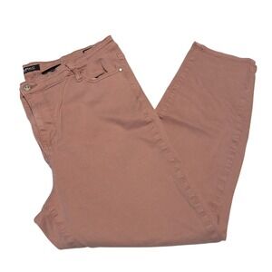 Buffalo David Bitton Womens Jeans 14/34 Pink Havana High Rise Soft Stretch Ankle